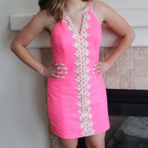 Pink and Gold Lilly Pulitzer Dress